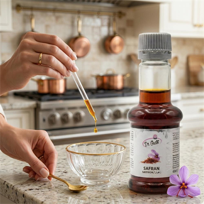 Dr. Gusto Safran Aroması 40 gr - Gıda Aroması (Tatlı, İçecek ve Pastacılık için)