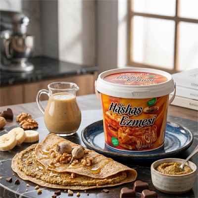 Sarı Haşhaş Ezmesi 450 GR – Geleneksel Yoğun Aromalı Kahvaltılık Ezme