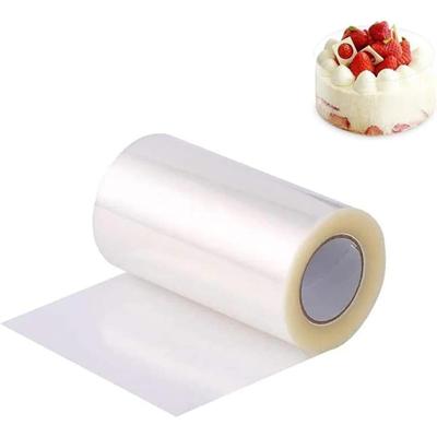 Şeffaf Pasta Yan Dekor Film 11 cm x 25 m – Krema Tutucu, Transfer Jelatin, Pasta Çemberi Bant