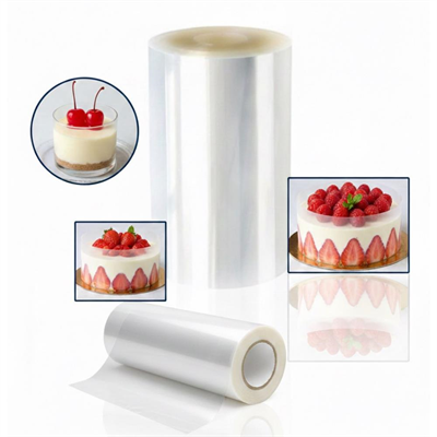 Efe Pastacılık Şeffaf Pasta Yan Dekor Film 15 cm x 25 m - Krema Tutucu & Pasta Kenar Kaplama Jelatini