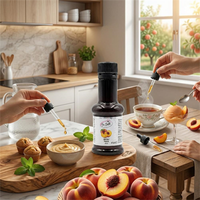 Dr. Gusto Şeftali Aroması 40 gr - Gıda Aroması (Tatlı, İçecek ve Pastacılık için)