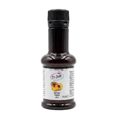 Dr. Gusto Şeftali Aroması 40 gr - Gıda Aroması (Tatlı, İçecek ve Pastacılık için)