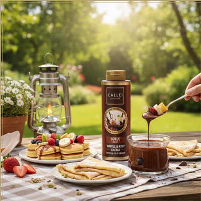 Sütlü & Beyaz Waffle & Pancake Sosu 2’li Set 300 Gr