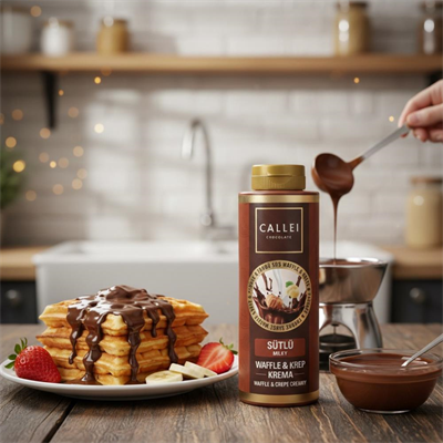 Sütlü Waffle & Pancake & Tatlı Sosu 300 Gr
