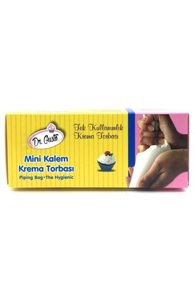Tek Kullanımlık Mini Kalem Krema Torbası 72 Adet Plastik TR