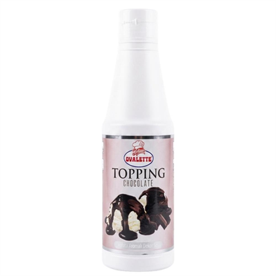 Topping Çikolatalı Sos 1 Kg – Waffle, Pancake, Tatlı ve İçecekler İçin Yoğun Çikolata Aromalı Topping