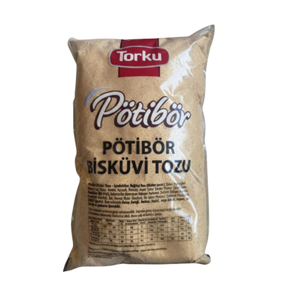 Torku Petibör Bisküvi Tozu 1 kg - Pasta, Tatlı ve Cheesecake Tabanı için Hazır Kırıntı Bisküvi