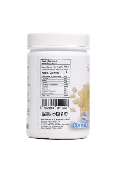 Dr. Gusto Toz Damla Sakızı 75 gr - Aromatik Doğal Lezzet Verici