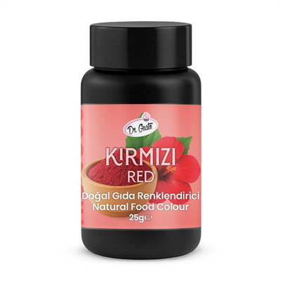 Toz Kırmızı Doğal Gıda Boyası 25 g – Bitkisel Kaynaklı, Pasta ve Tatlılar İçin Katkısız Renk Boyası