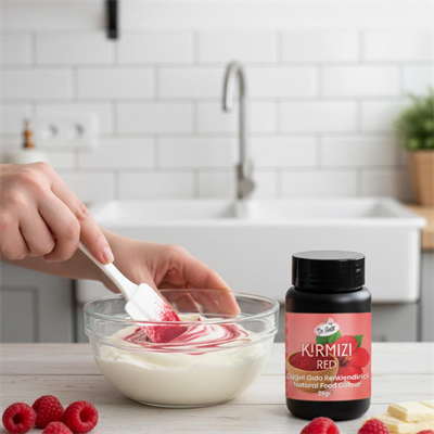 Toz Kırmızı Doğal Gıda Boyası 25 g – Bitkisel Kaynaklı, Pasta ve Tatlılar İçin Katkısız Renk Boyası