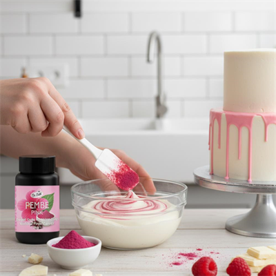 Toz Pembe Doğal Gıda Boyası 25 g – Bitkisel Kaynaklı, Pasta ve Tatlılar İçin Katkısız Renk Boyası