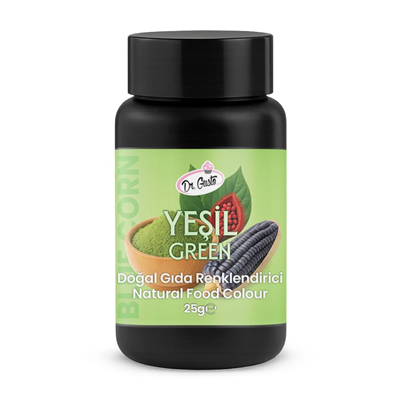 Toz Yeşil Doğal Gıda Boyası 25 g – Bitkisel Kaynaklı, Pasta ve Tatlılar İçin Katkısız Renk Boyası