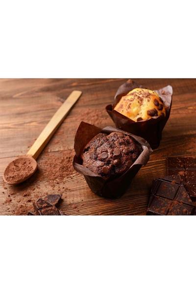 Tulip Muffin Kağıt Kek Kapsülü 50li | 55x50 mm Renkli Cupcake Muffin Kalıbı