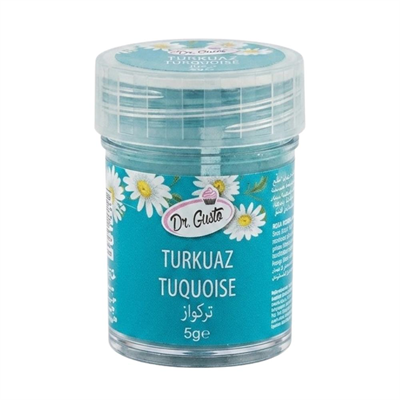 Dr. Gusto Turkuaz Yenilebilir Şeker Hamuru Figür ve Çiçek Boyası 5 gr - Konsantre Gıda Boyası