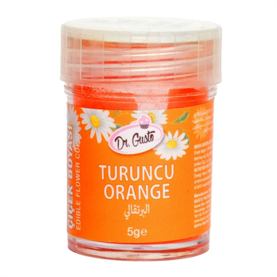 Turuncu Yenilebilir Şeker Hamuru Figür ve Çiçek Boyası 5 Gr