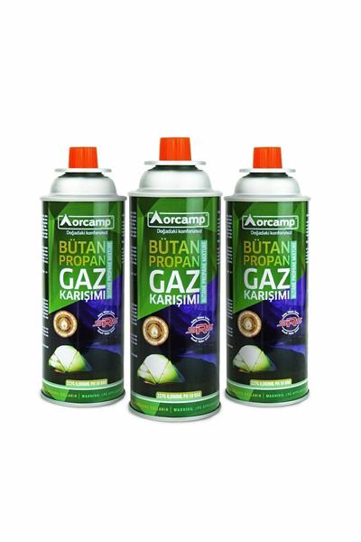 Valfli Gaz Ocak Kartuşu 3lü Set 227 gr