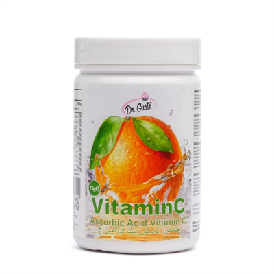 Dr. Gusto Vitamin C (Askorbik Asit) 75 gr - Hamur Geliştirici, Renk Koruyucu ve Taze Tutucu Toz