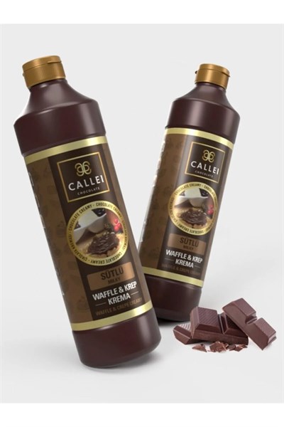 CalleiWaffle & Krep & Pankek Sos Sütlü Çikolatalı 1000gr X 2 Adet