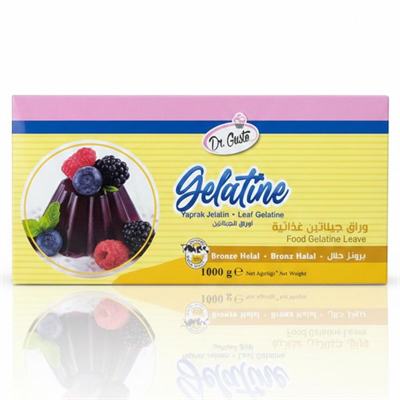 Yaprak Jelatin 1 KG – Sığır Jelatini %100 Helal Yerli Üretim
