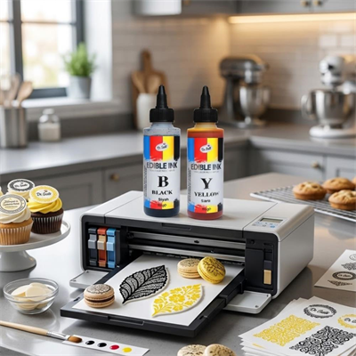 Yenilebilir Yazıcı Gıda Mürekkebi Sarı 115 ML – Pasta Baskı ve Gıda Yazıcı Mürekkebi
