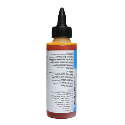 Yenilebilir Yazıcı Gıda Mürekkebi Sarı 115 ML – Pasta Baskı ve Gıda Yazıcı Mürekkebi