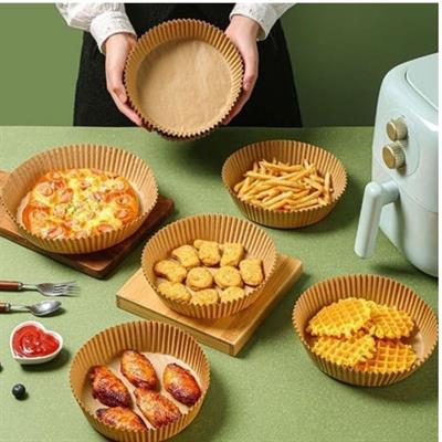 Yuvarlak Pişirme Kağıdı Airfry Uyumlu Isıya Dayanıklı 20 Cm 25 Adet