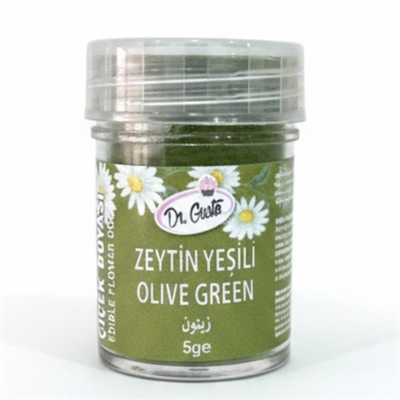 Dr. Gusto Zeytin Yeşili Yenilebilir Şeker Hamuru Figür ve Çiçek Boyası 5 gr