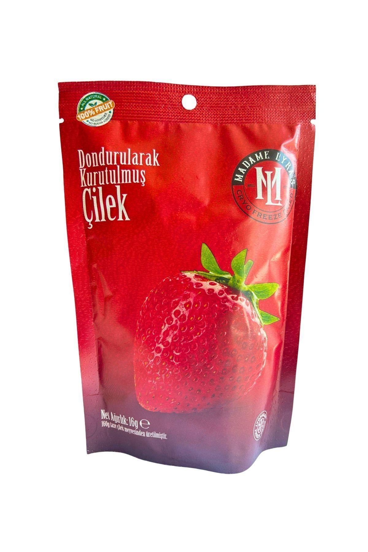 Madame Lyras Freeze Dry Tüm Çilek 16 Gr | Efe Pastacılık