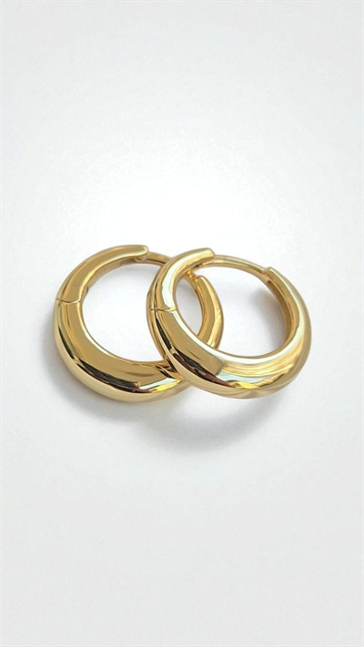 Gold Halka Küpe