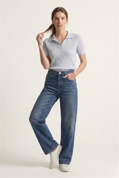 Luce Lacivert Kot Pantolon