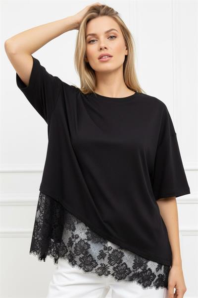 Velata Siyah Tişört 