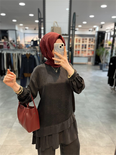 Defrina Puantiye Jakar Kombinli Cupra Takım - Siyah