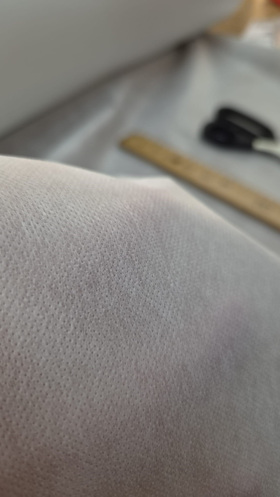 55gr Kağıt Tela 3mt Boy 90cm En, Beyaz Hobi Telası, Ütü ile Kolay Yapışır, Elbise, Çanta Telası