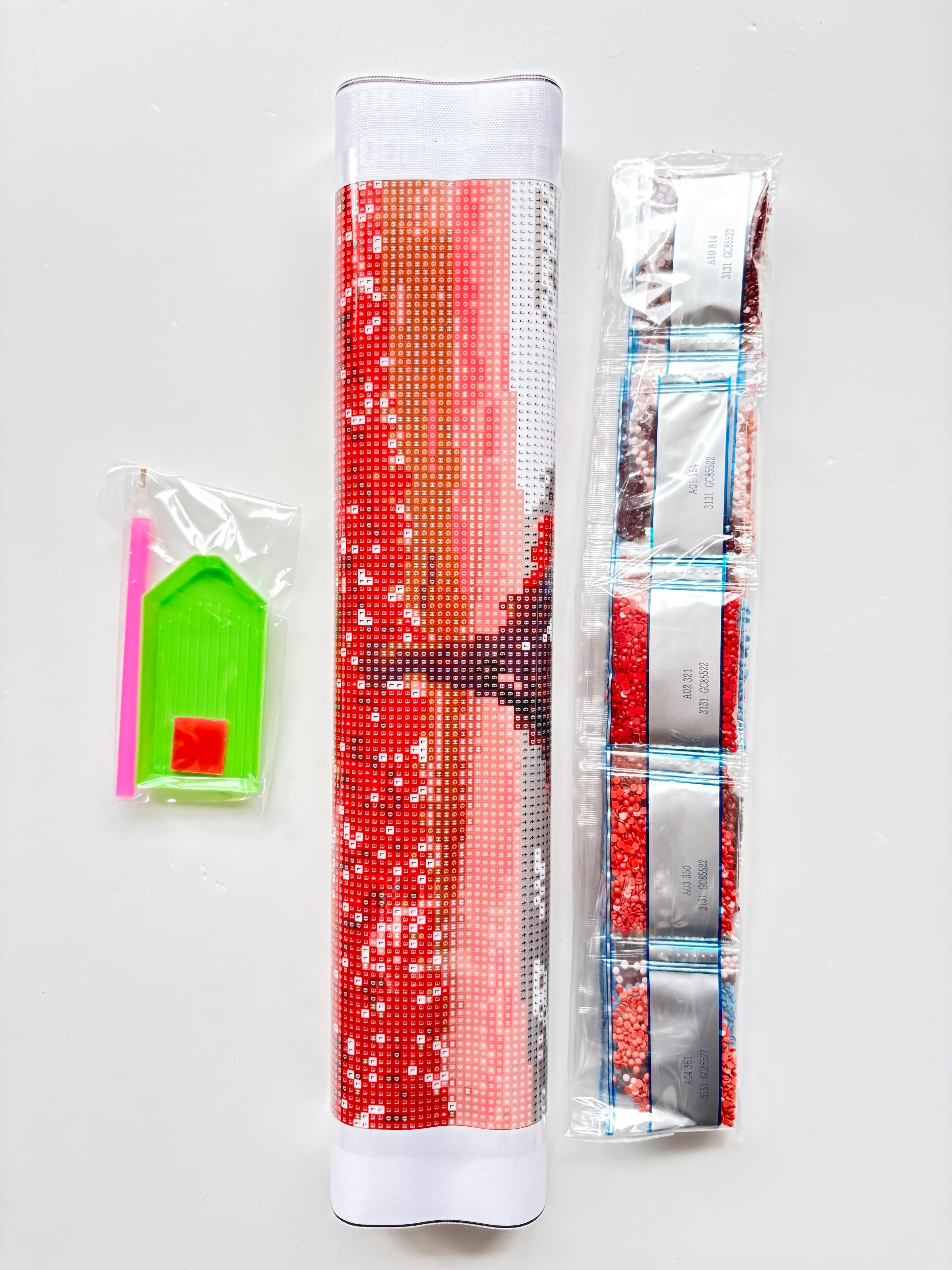 Boncuk İşleme Kiti 50 x 40 Kalp Ağacı