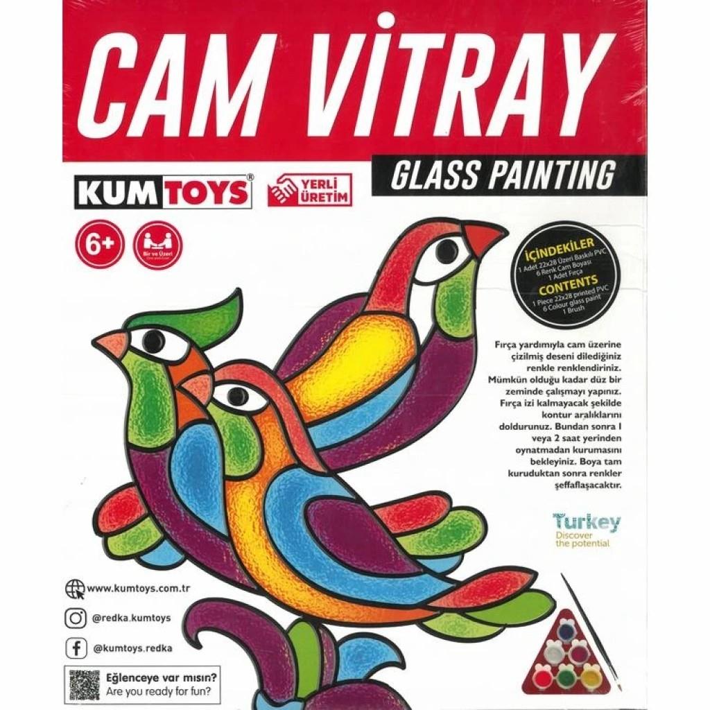 CAM VİTRAY - GLASS PAINTING BOYAMA SETİ