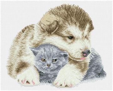 Dmnd Dotz  Sevimli Arkadaşlar - 41x33 cm