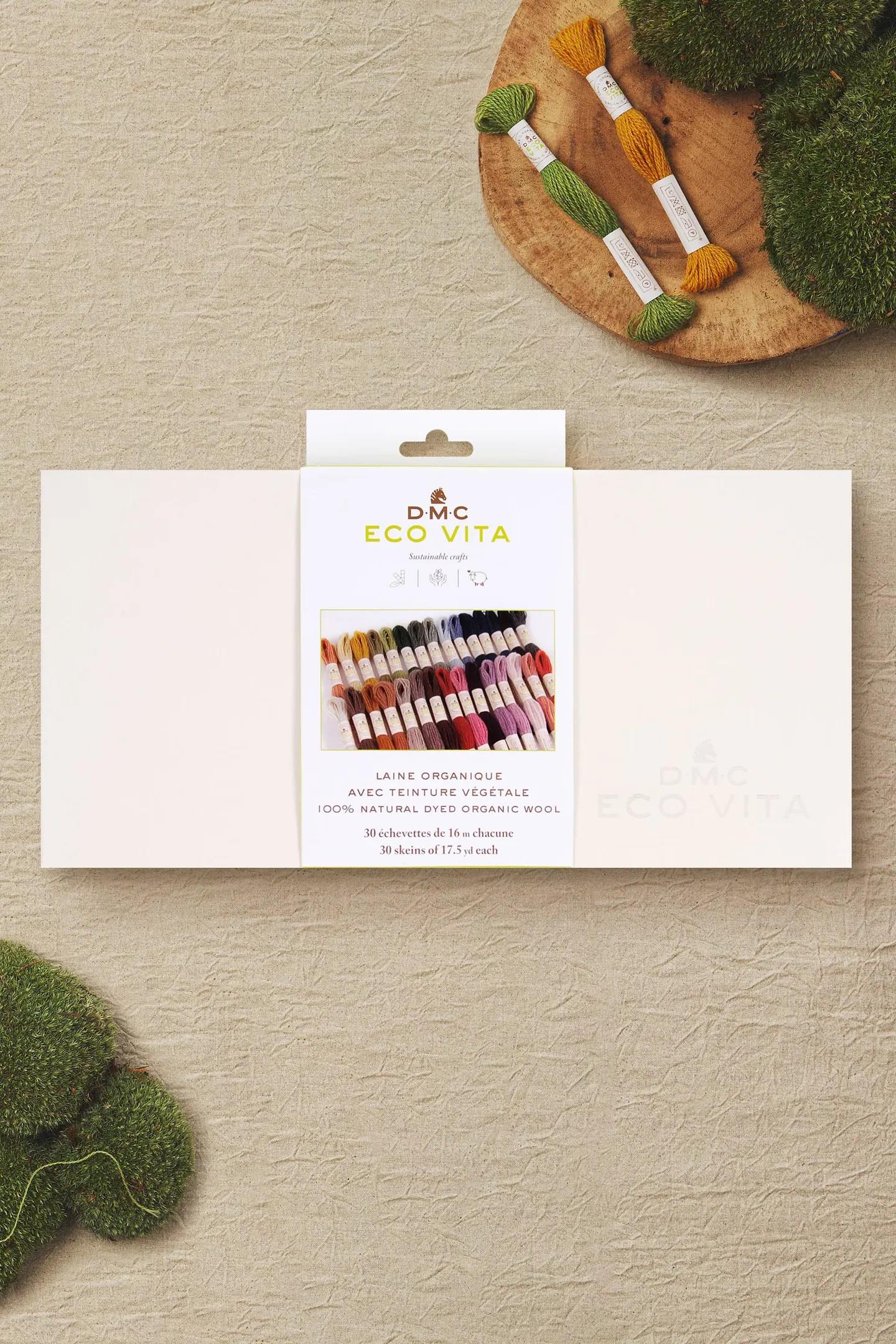 Dmc Eco Vita Organik Yün İplik Seti , Doğal Boyalı