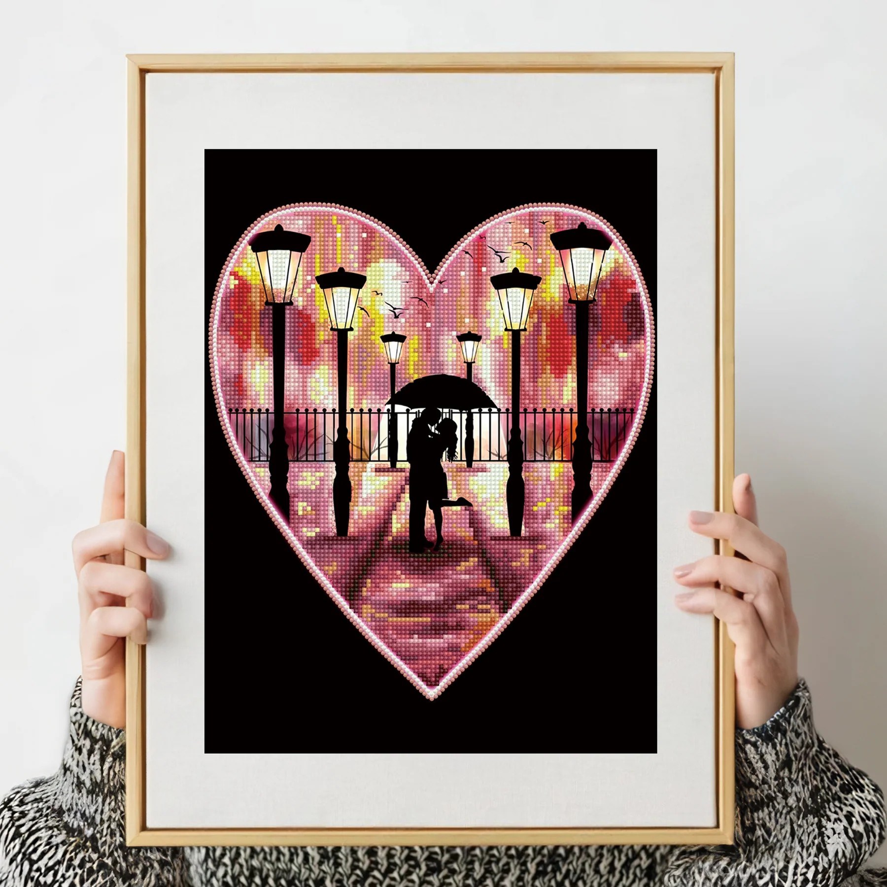 Diamond Dotz Elmas Mozaik Tablo Romantik Date – 30 x 40 cm
