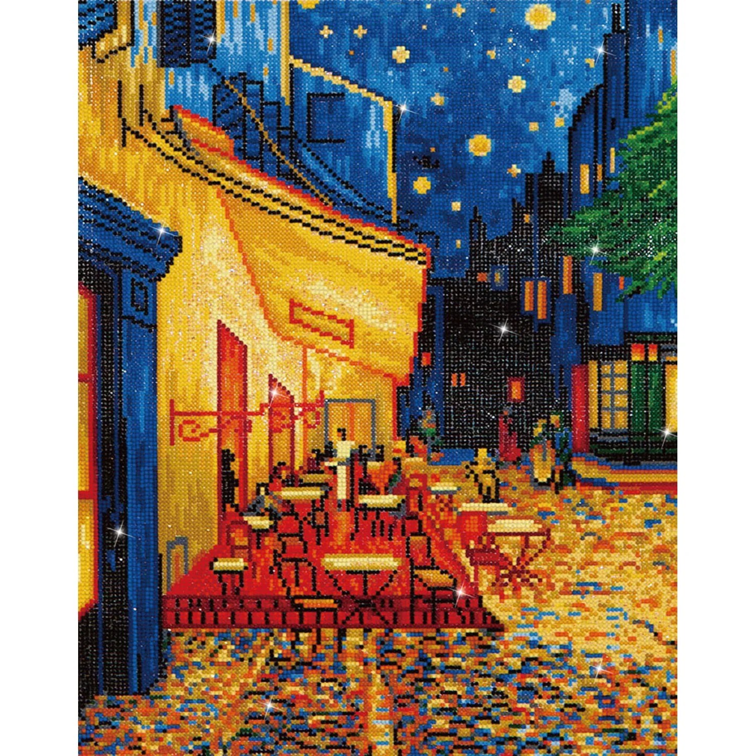 Diamond Dotz Elmas Mozaik Tablo Van Gogh Gece Kahvesi – 52 x 42 cm