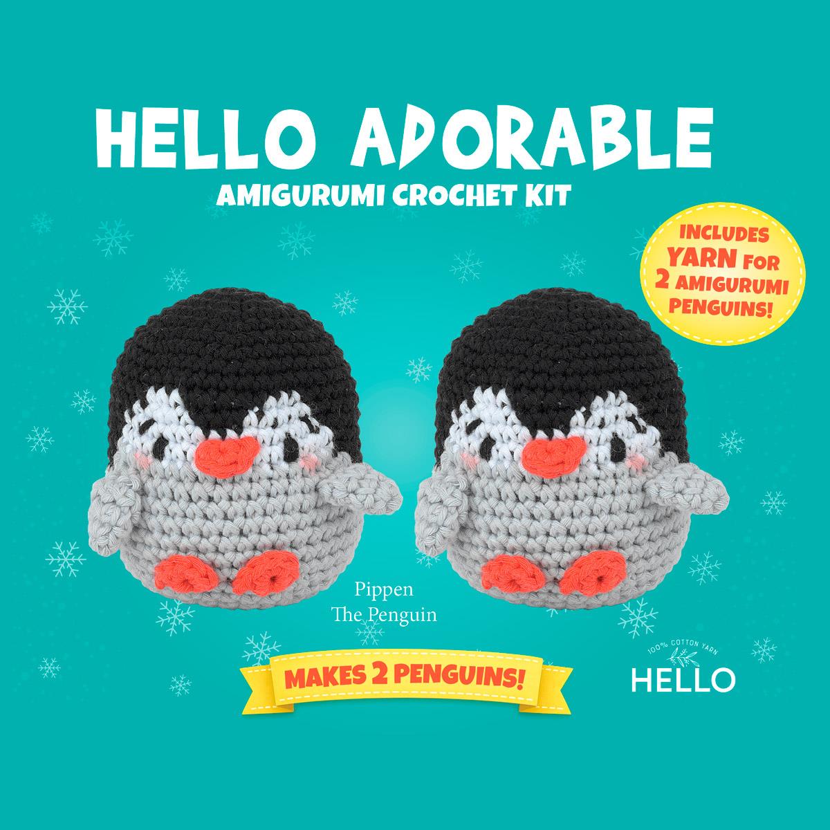 Amigurumi Kiti, Mini Örgü Seti  PENGUEN