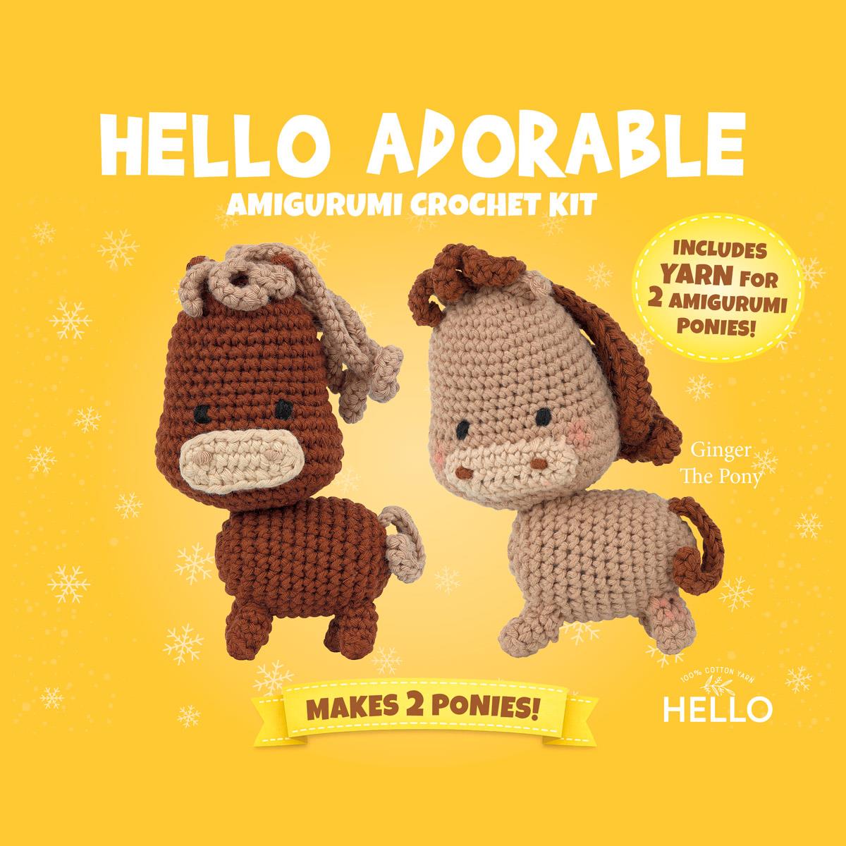 Amigurumi Kiti, Mini Örgü Seti  PONİLER
