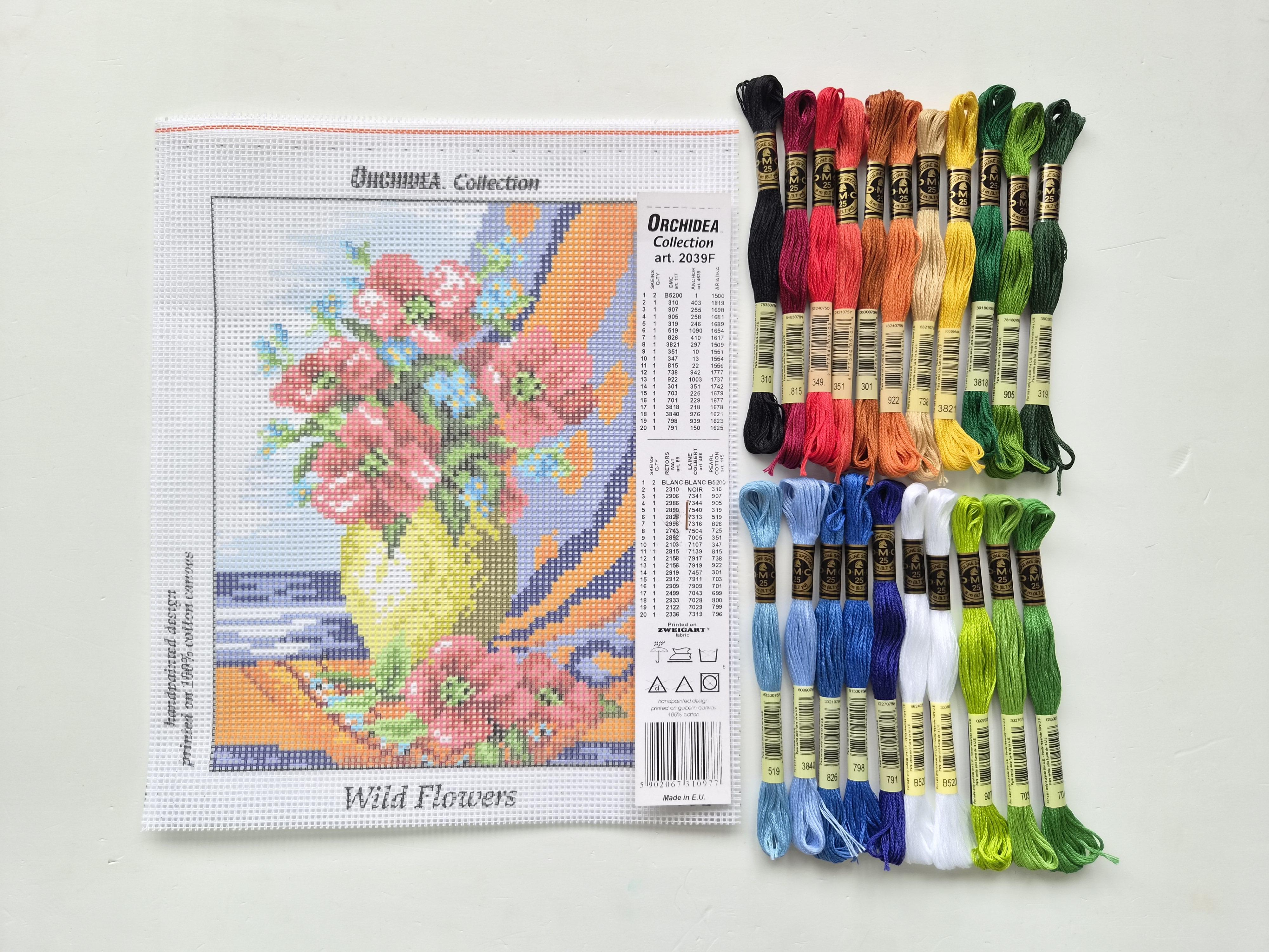 ORCHIDEA 18x24 Goblen - İplikli Set