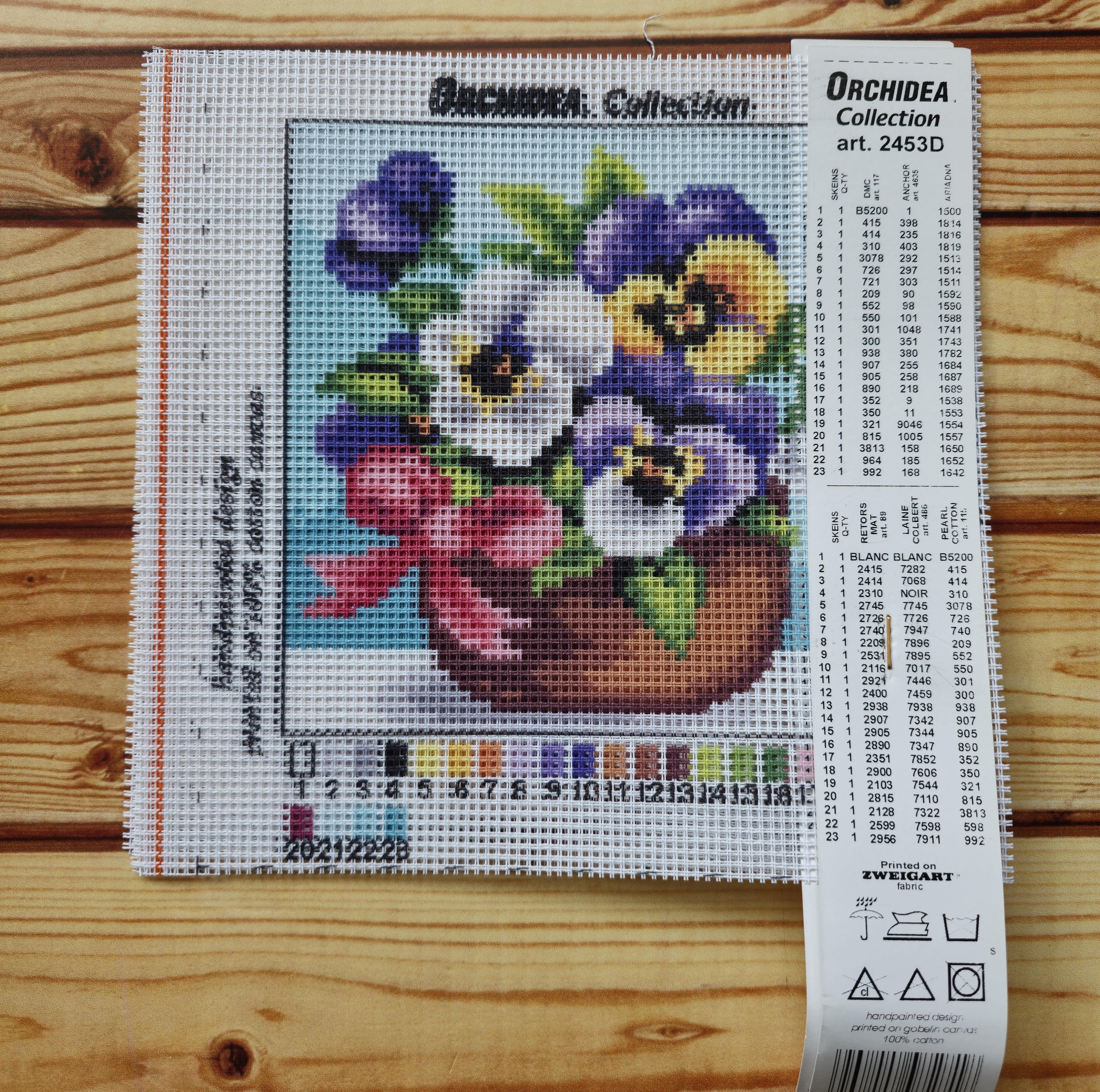 Orchidea Goblen 2453D 15x15