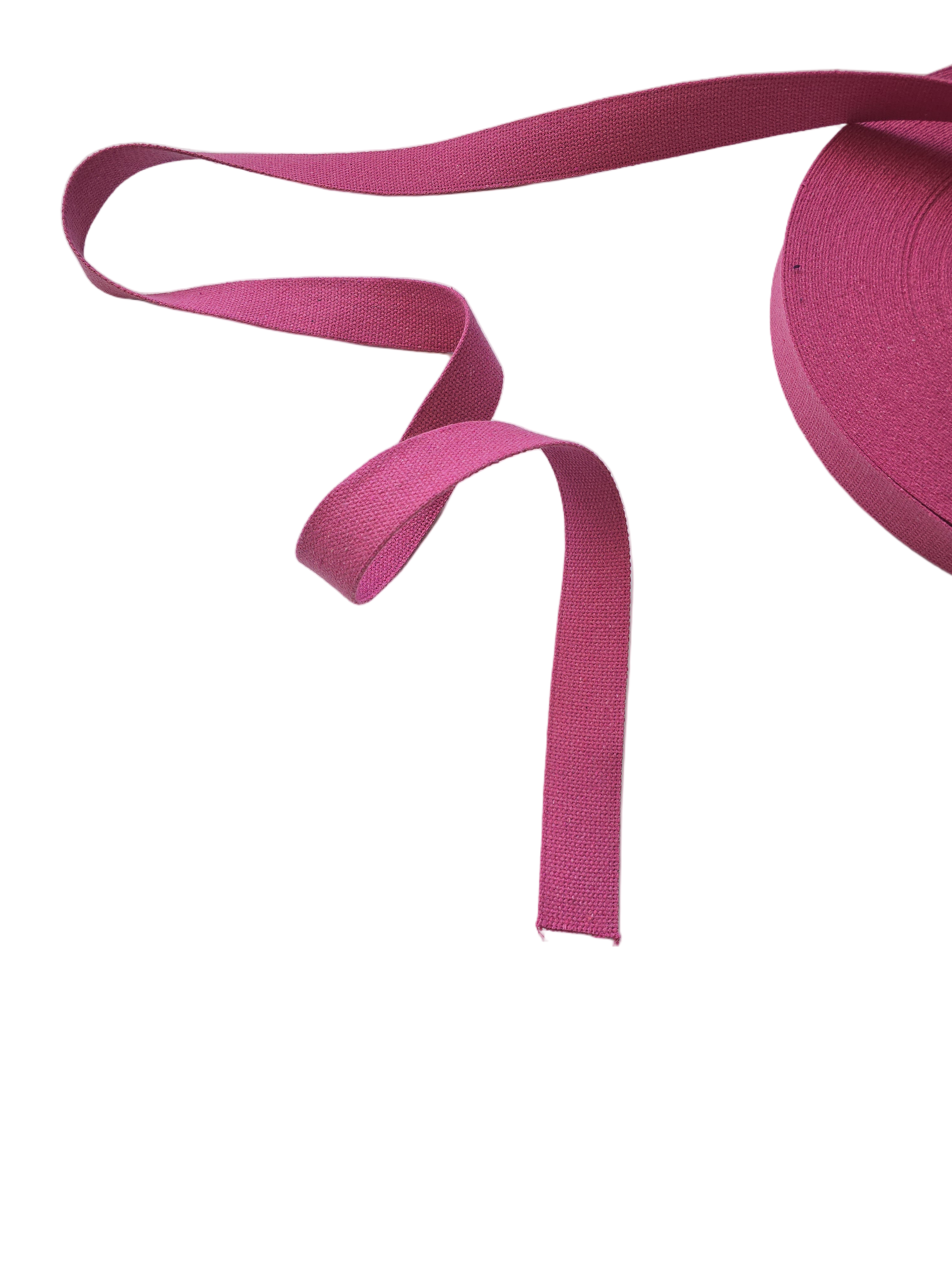 Pamuk Çanta Kolonu 3cm Pembe – Dayanıklı Çanta Sapı, Çanta Askı Kolonu 1 Metre