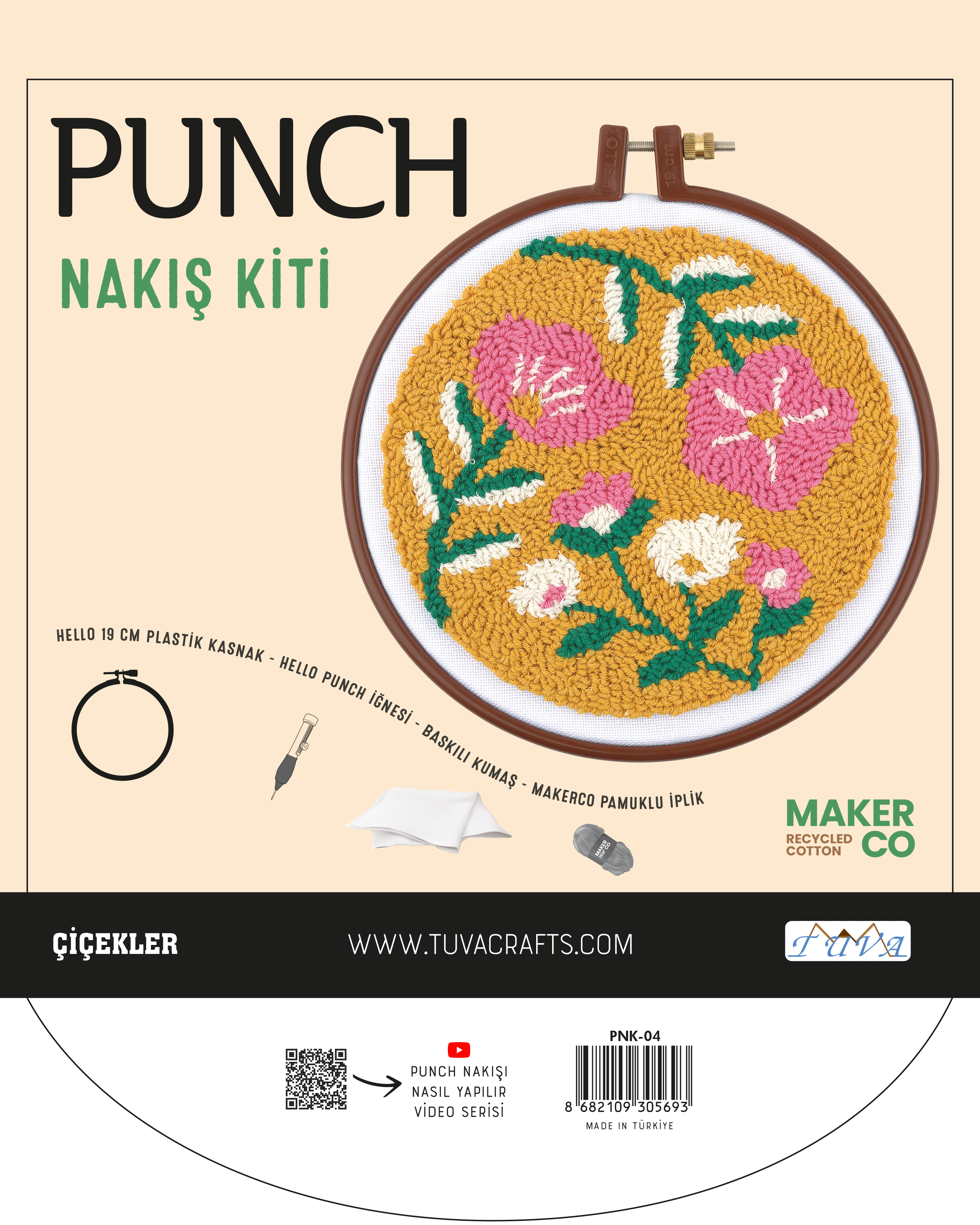 PUNCH NAKIŞ KİTİ-ÇİÇEKLER