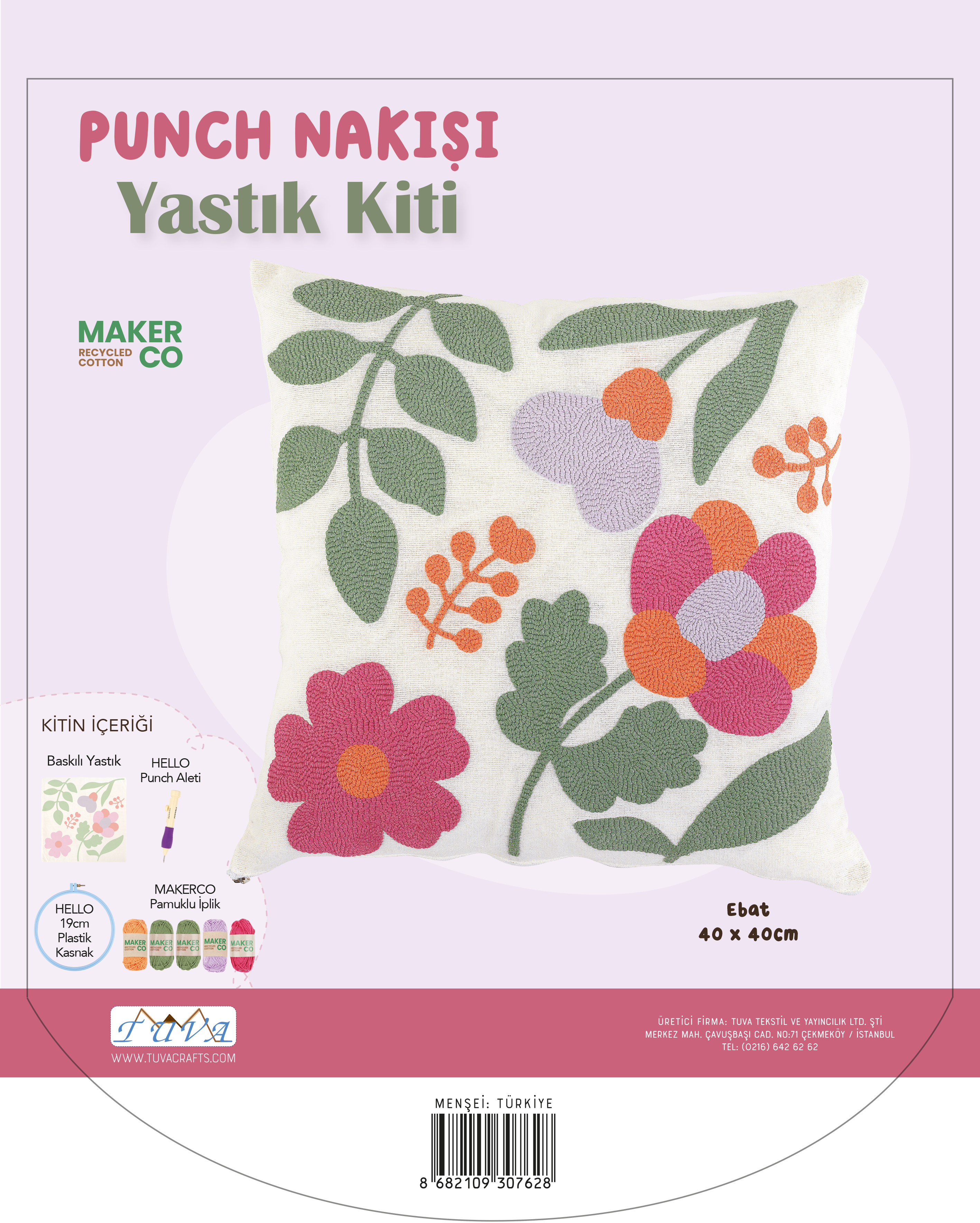 PUNCH NAKIŞI YASTIK KİTİ