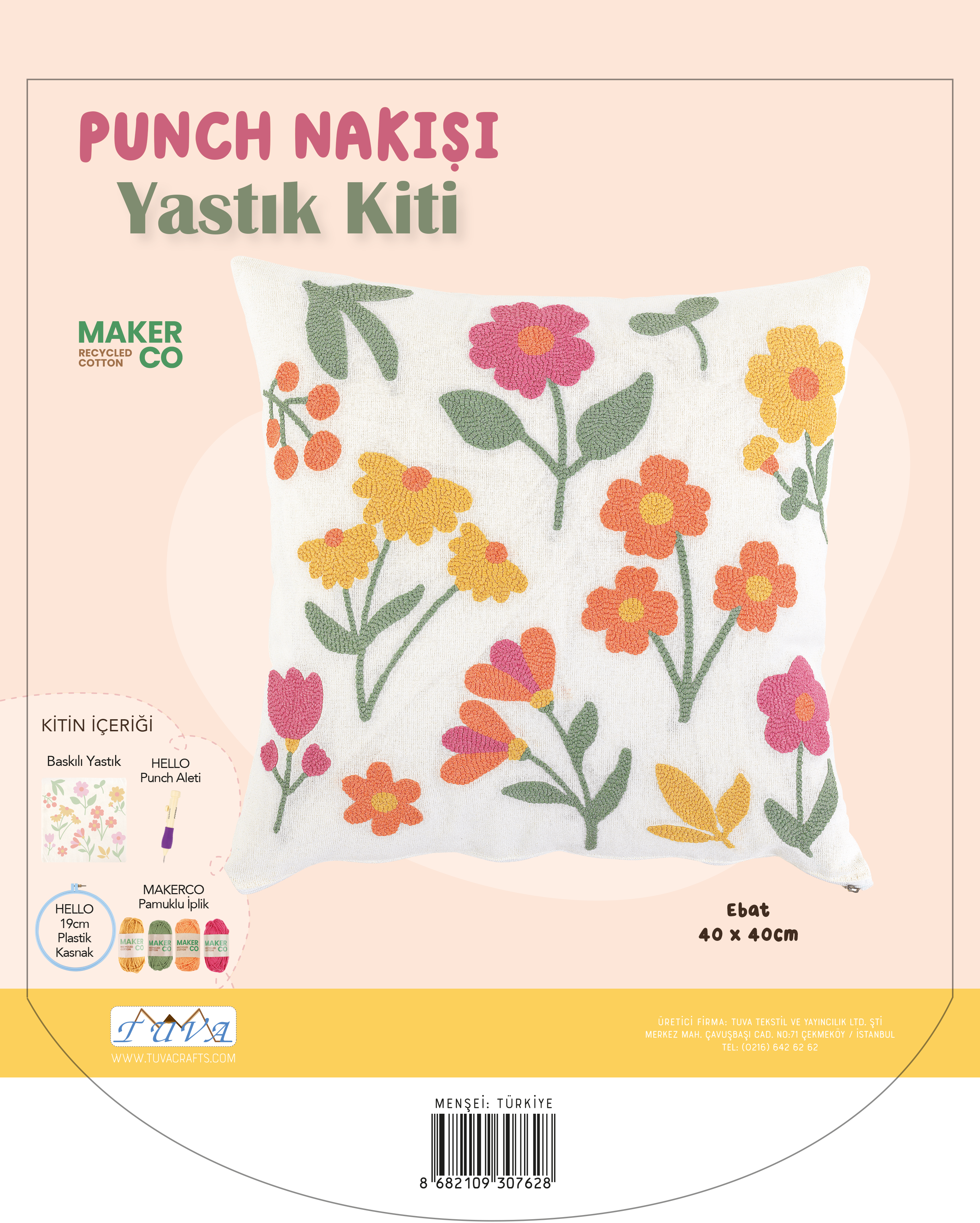 PUNCH NAKIŞI YASTIK KİTİ