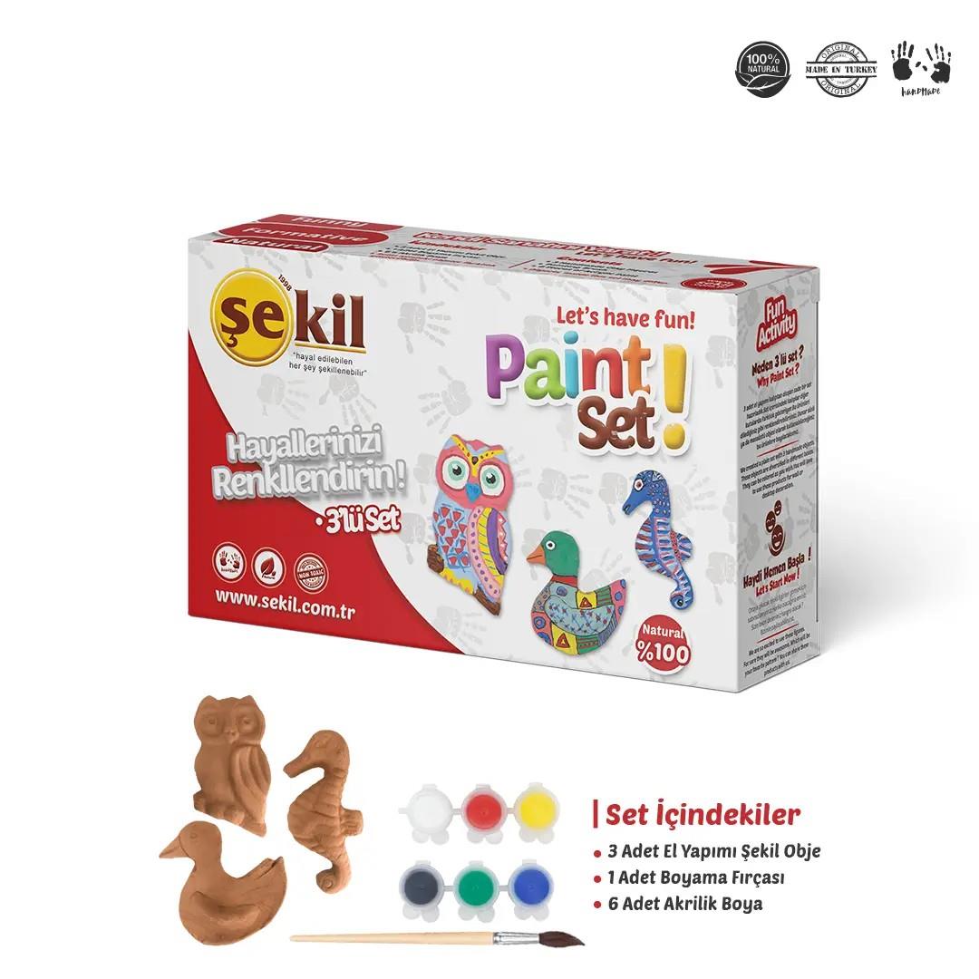 SERAMİK BOYAMA SETİ 3 FARKLI MODEL