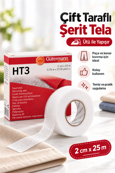  Gütermann HT3 2 cm x 25 m