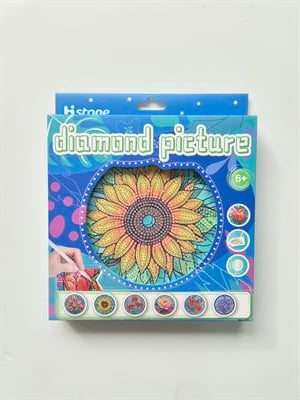 Ayçiçeği  Boncuk işleme  Seti –  Eğitici Elmas Mozaik Kiti